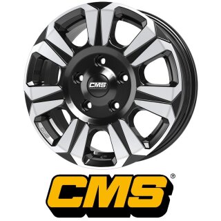 CMS C31 6,5X16 5/160 ET60 Diamant Schwarz Glanz