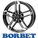 Borbet ATX 8,0X19 5/112 ET44 Black Polished Glossy