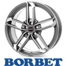 Borbet ATX 8,5X19 5/112 ET45 Graphite Polished matt