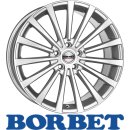 Borbet BLX 8,5X18 5/108 ET45 Brilliant Silver