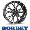 Borbet BY 8,0X18 5/112 ET40 Titan Polished matt
