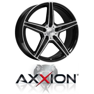 Axxion AX7 Super Concave 9X19 5/120 ET25 Schwarz Hochglanzpoliert