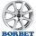 Borbet LV4 5,5X14 4/100 ET43 Crystal Silver