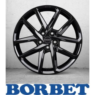 Borbet N 6,5X17 5/112 ET44 Black Glossy