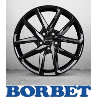 Borbet N 6,5X17 5/114,30 ET40 Black Glossy