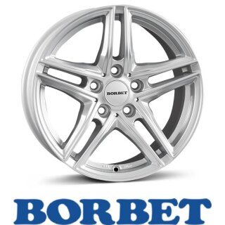 Borbet XR 7,0X16 5/120 ET31 Brilliant Silver