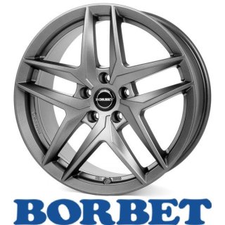 Borbet Z 7,5X18 5/112 ET44 Dark Grey matt