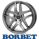 Borbet Z 8,0X19 5/112 ET44 Dark Grey matt