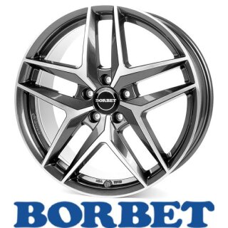 Borbet Z 8,5X20 5/112 ET38 Mistral Anthracite Glossy Polished