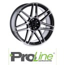 ProLine PFG Forged 10X22 5/130 ET35 Black Polished