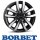 Borbet CW5 6,5X16 5/130 ET66 Black Polished matt