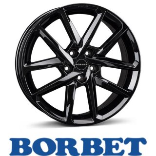 Borbet N 8,0X19 5/112 ET45 Black Glossy