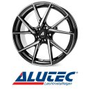 Alutec ADX.01 7X17 4/98 ET37 Diamant-Schwarz Frontpoliert