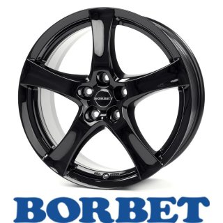 Borbet F 6,0X15 4/98 ET35 Black Glossy