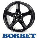 Borbet F 6,0X15 4/98 ET35 Black Glossy