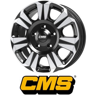 CMS C31 6,5X16 5/114,30 ET48 Diamant Schwarz Glanz