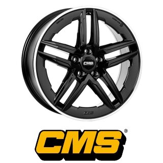 CMS C29-Aero 8X19 5/108 ET55 Diamant Horn Schwarz Glanz
