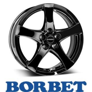 Borbet F 6,5X16 4/100 ET45 Black Glossy
