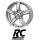 RC-Design RC24 6,5X16 5/112 ET46 Kristallsilber lackiert