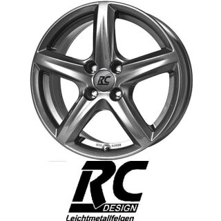 RC-Design RC24 6,5X16 4/108 ET20 Titan-Metallic lackiert