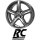 RC-Design RC24 6,5X16 4/108 ET20 Titan-Metallic lackiert