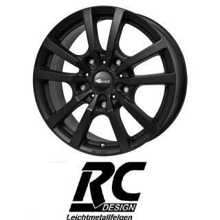 RC-Design RC25T 6,5X16 5/130 ET60 Schwarz-matt lackiert