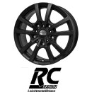 RC-Design RC25T 6,5X16 5/130 ET60 Schwarz-matt lackiert