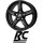 RC-Design RC24 6,5X16 4/100 ET38 Schwarz-matt lackiert
