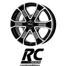 RC-Design RC31 7X16 6/139,70 ET55 Schwarz Front-poliert