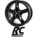RC-Design RC30 6X16 4/100 ET45 Schwarz lackiert