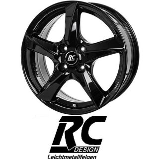 RC-Design RC30 6X16 4/100 ET43 Schwarz lackiert
