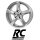 RC-Design RC30 7X17 5/112 ET45 Kristallsilber lackiert
