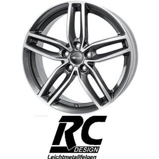 RC-Design RC29 8,5X20 5/127 ET56 Himalaya-Grey Front-poliert