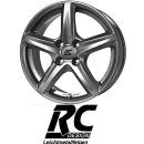 RC-Design RC24 6X15 4/100 ET46 Titan-Metallic lackiert