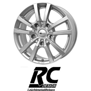 RC-Design RC25T 7X17 5/160 ET55 Kristallsilber lackiert