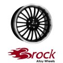 Brock B24GP 8,5X19 5/115 ET40 Schwarz Horn-poliert