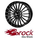 Brock B24 7X16 4/114,30 ET40 Schwarz lackiert