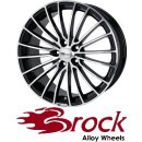 Brock B24 8,5X20 5/114,30 ET35 Schwarz Front-poliert