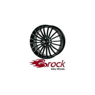 Brock B24 8,5X20 5/112 ET48 Schwarz lackiert