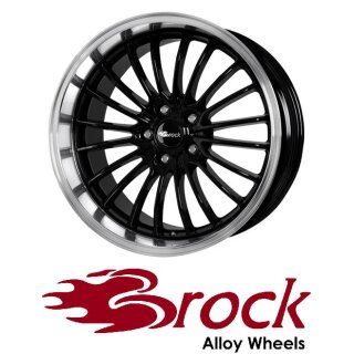 Brock B24GP 9X20 5/120 ET43 Schwarz Horn-poliert