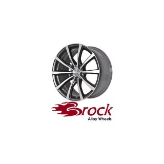 Brock B32 8,5X20 5/112 ET30 Himalaya-Grey Front-poliert