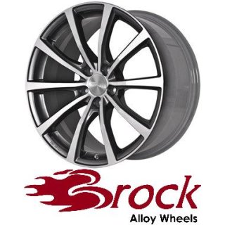 Brock B32 11X20 5/130 ET70 Himalaya-Grey Front-poliert