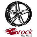 Brock B33 8X18 5/120 ET30 Schwarz Front-poliert