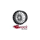 Brock B24 7X16 4/100 ET38 Schwarz Front-poliert