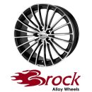 Brock B24 8X18 5/120 ET35 Schwarz Front-poliert