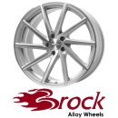 Brock B37 9,5X20 5/112 ET22 Kristallsilber Front-poliert