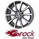 Brock B32 9,5X20 5/112 ET44 Himalaya-Grey Front-poliert