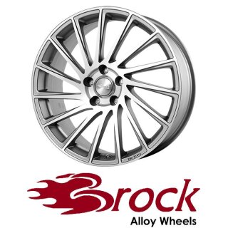 Brock B39 7X17 5/112 ET47 Ferric-Grey Front-poliert