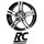 RC-Design RC26 7,5X18 5/114,30 ET50,5 Schwarz Front-poliert