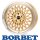 Borbet B 7,0X17 4/100 ET25 Gold Rim Polished